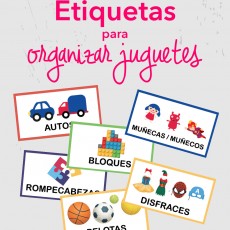 Etiquetas para organizar juguetes (imprimibles gratis!) y 6 consejos para lograrlo Etiquetas para organizar juguetes (imprimibles gratis!) y 6 consejos para lograrlo