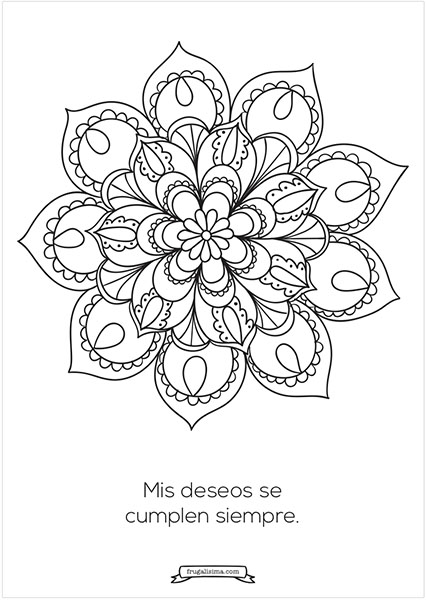 deseos - mandalas para pintar - frugalisima