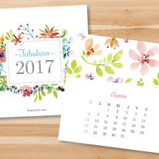 Calendario 2017: Seis hermosos diseños para descargar gratis Calendario 2017: Seis hermosos diseños para descargar gratis