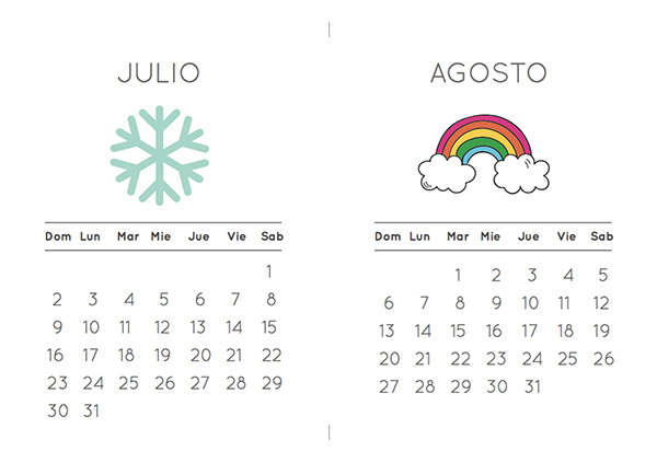 Calendario 2017: Seis Hermosos diseños para descargar gratis | Frugalisima