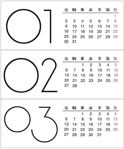 Calendario 2017: Seis Hermosos diseños para descargar gratis | Frugalisima
